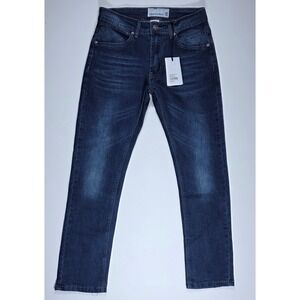 Paperdenim&cloth Greenwich Slim Fit Jeans Mens 28x30 Dark Wash Stretch Denim